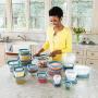 Rubbermaid Flex & Seal Food Storage Container Set with Easy Find Lids 42-Piece set