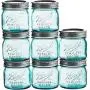 Ball Jars - Blue 8 Ounce Bundled With SEWANTA Jar opener (8 Pack) Ball Jars - Blue 8 Ounce Bundled With SEWANTA Jar opener (8 Pack)