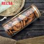 | Storage Bottles & Jars | Food Storage Bottles Glass Jar Sealed Cans with Bamboo Cover Large Capacity Tampion Cereals Glass Bottle Tea Box R0033 | by HUDITOOLS | 1 PCs