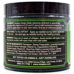 INK-EEZE Green Glide Tattoo Ointment 16oz