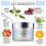 Glycolic Acid Cream 10% Face Moisturizer. Best Alpha Hydroxy Acid Products; Exfoliating, Anti-Aging Wrinkle Cream with AHA for Acne Prone Skin; Natural Exfoliator for Day and Night