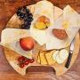 Reusable Beeswax Food Storage Wraps 4 Pack, Eco Friendly Wax Wraps for Food, Healthy Alternative to Saran Wrap - 1 Large, 2 Medium, 1 Small