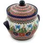 Crock Pot en Céramique Polonaise avec Joint d'Étanchéité (14 Tasses) Éclat Printemps UNIKAT Crock Pot en Céramique Polonaise avec Joint d'Étanchéité (14 Tasses) Éclat Printemps UNIKAT