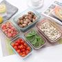 Kitchen Food Storage Jar Airtight Food Storage Plastic Food Container With Lid 3-Piece Set Food Storage Jar Kitchen For Freezer Dishwasher (Color : Pink)