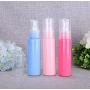 6PCS Plastic Refillable Empty Macaron Color Sample Pump Vial Bottle-Perfume Cosmetic Storage Container Makeup Emollient Cream Emulsion Lotion Toiletries Liquid Jar Pot(Color Random) (30ml/1oz)