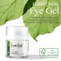 Natural Anti-Aging Eye Gel Cream with Collagen Peptides, Anti Wrinkle Moisturizer For Under and Around Eyes, Forest Heal 1.69 fl.oz.