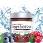 Blaubeere-Cranberry Sauerteiggesichtmaske – Peeling-Gesichtswirkung mit Anti-Aging-Antioxidantien für strahlende Haut. Natürliche und organische Inhaltsstoffe, ideal für alle Hauttypen, einschließlich trockener oder empfindlicher Haut. 285 ml