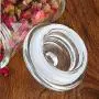 DonhDonh Household Airtight Sealed Nut Containers Sugar Jars Food Storage Containers with Glass Lid for Office Kitchen DonhDonh Household Airtight Sealed Nut Containers Sugar Jars Food Storage Containers with Glass Lid for Office Kitchen