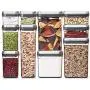 OXO SteeL 10-Piece Airtight POP Food Storage Container Set OXO SteeL 10-Piece Airtight POP Food Storage Container Set