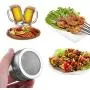 Magnetic Spice Tins Set with Clear Top Lid, 12 PCS Stainless Steel Multi-Purpose Round Storage Containers Jars with Sift and Pour, Magnetically Stick on Refrigerator and Grill Magnetic Spice Tins Set with Clear Top Lid, 12 PCS Stainless Steel Multi-Purpose Round Storage Containers Jars with Sift and Pour, Magnetically Stick on Refrigerator and Grill