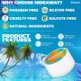 HideAWAY Whipped Body Custard - Creamy Skin Moisturizer that Smells Amazing - Shea Butter, Cocoa Butter, Almond Oil - Vanilla Caramel 200g (7oz)