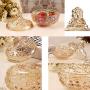 DBGS Ashtray Plum Glass Sugar Jar Small Storage Jar with Lid Candy Jar Gold Ashtray Fashion Creative Ashtray Merry for Smoker