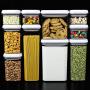 OXO Gummigriff 10-teiliges Airtight Food Storage POP Container Wertset Mit 10 Etiketten