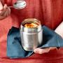 LunchBots Thermal 8 oz Triple Insulated Food Container - Hot 6 Hours or Cold 12 Hours - Leak Proof Thermos Soup Jar - All Stainless Interior - Pink