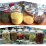 Glass Sealed Jars, Kitchen Household Grain Storage Tanks, Storage Jam/Honey/Coffee/Oatmeal