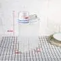 Fdit Rice Storage Bin Cereal Container with Lid Portable Home Kitchen Storage Box Plastic with Measuring Cup Lid Fdit Rice Storage Bin Cereal Container with Lid Portable Home Kitchen Storage Box Plastic with Measuring Cup Lid