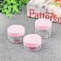 10Pcs/Lot 10G 15G 20G Empty Plastic Makeup Nail Art Bead Storage Container Portable Cosmetic Cream Jar Pot Box Round Bottle,20G Purple