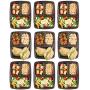 Durahome - Meal Prep Containers with Lids, 10-Pack, 3 Compartment BPA Free Food Storage Container 32oz. Microwave, Dishwasher & Freezer Safe Bento Lunch Boxes, Stackable, Reusable Portion Control