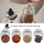 TNKML Rotary Spice Jar Storage Box Lead-Free Glass Seasoning Box Cruet With 360 ° Rotating Bracket Kitchen Supplies Spice Container