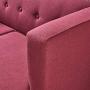 Christopher Knight Home Muraco Mid Century Modern Fabric Loveseat (Deep Red)