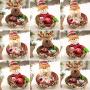 m?kvfa Christmas Candy Storage Basket Christmas Party Decoration Santa Claus Storage Basket Gift Holder Tabletop Display for Home and Kitchen (S, Snowman)