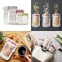 hicollie Mason Jar Pattern Food Saver Storage Bags Set kitchen organizer Childrens snacks Snacks fresh bags Food storage Bags