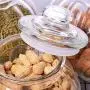 Bouteilles en verre scellées, contenants de cuisine étanches pour aliments, stockage des épices/avoine/céréales/collations. Bouteilles en verre scellées, contenants de cuisine étanches pour aliments, stockage des épices/avoine/céréales/collations.