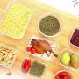 Kitchen Food Storage Jar Airtight Food Storage Glass Food Container With Lid BPA Free Can Be Used In Microwave Oven Freezer Dishwasher For Salad Lunch Picnic