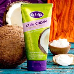 La Bella, Hair Styling, Instant Curl Creme, Avocodo Oil, 6 oz, Pack of 2