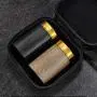 Bouteilles de Thé Portables en Céramique, Petites Boîtes de Conservation Minières avec Poignée, Emballage Créatif Noir