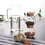 Shelf Floating Storage Jar Glass Tea Pot Kitchen Heat-resistant Scented Tea Transparent Sealed Jars Storage Tank. Shelf Floating Storage Jar Glass Tea Pot Kitchen Heat-resistant Scented Tea Transparent Sealed Jars Storage Tank.