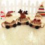 m?kvfa Christmas Candy Storage Basket Decoration Santa Claus Storage Basket Christmas Crafts Handmade Basket Christmas Accessories Gift Event Party Supplies (B)