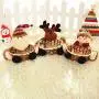 m?kvfa Christmas Candy Storage Basket Decoration Santa Claus Storage Basket Christmas Crafts Handmade Basket Christmas Accessories Gift Event Party Supplies (B)