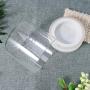 TOPBATHY High Borosilicate Sealed Jar Safe Glass Food Storage Containers 9.8x9cm