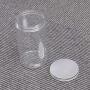 Garneck 1280ml Plastic Empty Sealed Jars Large Capacity Clear Storage Tank Containers with Lid for Food Snacks Candy