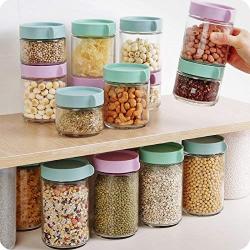 1pcs Kitchen glass sealed jars with lid cereals snacks storage tank milk powder candy cookie container storage bottle mx6201126 Large Glass Storage Containers With Lids