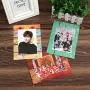 JUSTDOLIFE 9er Papierschnitte Rahmen Kreatives DIY Hängefoto-Rahmen mit Klammern und Schnur