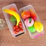 Organizer for Fridge Kitchen,2/3/4pcs Multifunctional Space Saver Slide Storage Box Under Shelf Rack Fruit Vegetables Dessert Holder (4pcs)