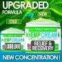 Crème Instant à la Cannabe - Fabriqué aux États-Unis - Soulage les Muscles, les Pieds, les Épaules, les Articulations et le Dos - Gel d'Huile de Chanvre Naturel avec MSM - Glucosamine - Arnica - Curcuma - 4oz