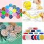 Slime Jars With Lids - Slime Containers for Slime Supplies - Plastic Container for Slime Foam Ball Storage Containers with Lids for 45g Slimes (4.5oz) by