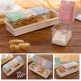 Seasoning Box, Maserfaliw 4 Grids Separable Transparent Kitchen Sugar Spice Salt Jar Seasoning Storage Box, Recyclable, Suitable For Holiday Gifts In The Outing and Indoors.