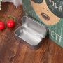 Milue Portable Metal Lip Small Storage Box Case Organizer For Money Coin Candy Keys