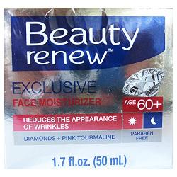 Beauty Renew 60+ Exclusive Day & Night Face Moisturizer Cream Diamond and Pink Tourmaline