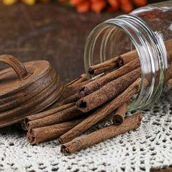 Factory Direct Craft Harvest Collection Mason Jar with Rusty Lid and Filled with Cinnamon Sticks