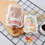 Reusable Ziplock Snack Bags, 18pcs Cute Mason Jar Pattern Zipper Food Storage Bags, Reusable Sandwich Airtight Seal Bags for Kitchen Travel Picnic Camping Organizer (Tallx2+Lx5+Mx5+Sx6)