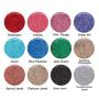 GLITTIES - Sparkling Champagne - Cosmetic Grade Extra Fine (.006'') Loose Glitter Powder Safe for Skin! Perfect for Makeup, Body Tattoos, Face, Hair, Lips, Soap, Lotion, Nail Art - (10 Gram Jar)