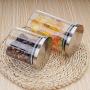 Borosilicate Glass Jars With Stainless Steel Lid Home Storage Bottles Container Kitchen Spice Sealed Bulk Candy Mason Jar,600mlB167