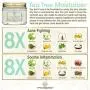 Era Organics Tea Tree Oil Face Cream - For Oily, Acne Prone Skin, Extra Soothing & Nourishing Non-Greasy Botanical Facial Moisturizer with 7X Ingredients For Rosacea, Cystic Acne, Blackheads & Redness Era Organics Tea Tree Oil Face Cream - For Oily, Acne Prone Skin, Extra Soothing & Nourishing Non-Greasy Botanical Facial Moisturizer with 7X Ingredients For Rosacea, Cystic Acne, Blackheads & Redness