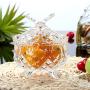 SOCOSY Royal Embossed Crystal Glass Candy Box with Lid Footed Jewelry Box Candy Jar Bowl Wedding Candy Buffet Jars Kitchen Storage Jar