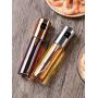 Jar Spice Potes Household Pressure Type Fuel Injection Pot Kitchen Cooking Oil Spray Fragrant Tank Barbecue Glass Bottle 1pc,Rose Gold Cover